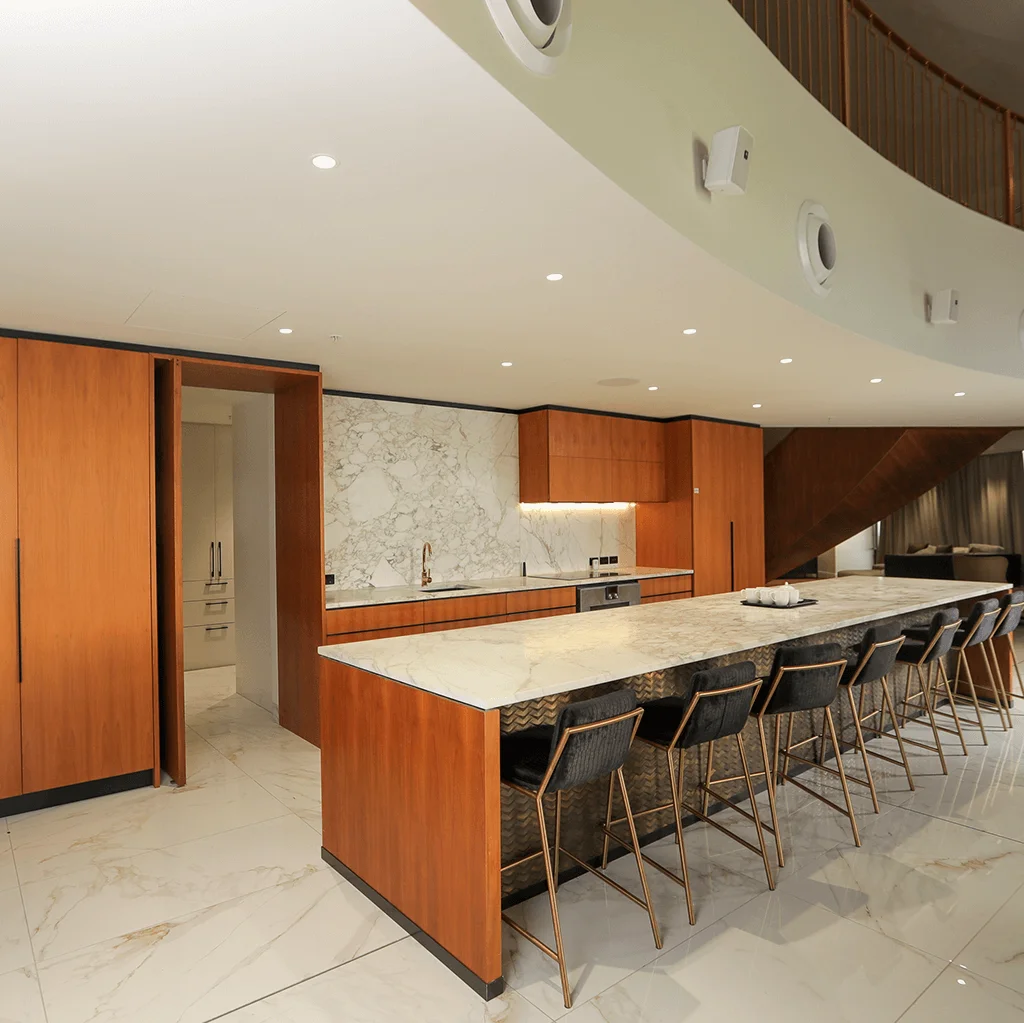 Kitchen at The Apex Penthouse Apartments