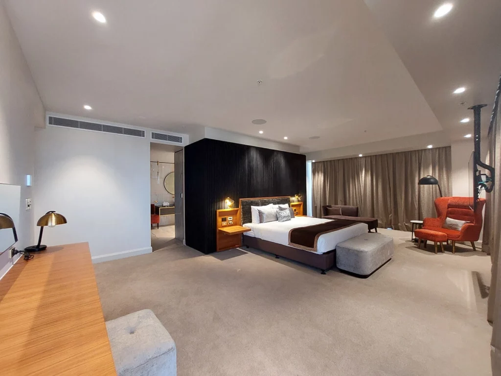 Photo of bedroom at The Apex Penthouse Apartments